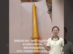 LG925D LG150 LG225 LG220-5 Cylindre hydraulique sur mesure avec bouchon de bras pour excavatrice Liugong