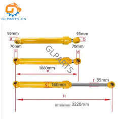 31N5-50131 31Y1-20200 Aftermarket Hydraulic Cylinders R180LC-7 Hyundai Excavator Parts