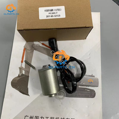 20Y-60-32120 20Y-60-32121 Excavator  Solenoid Valve For Komatsu PC220-7 PC200-7 PC300-7