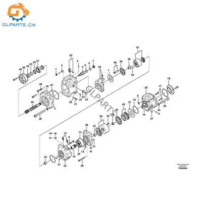 VOE14666232 Hydraulic Pump Assembly for Volvo EC750D EC750E Excavator Main Parts