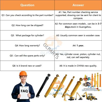 R250 R250LC-7-9 Excavator Bucket Arm Boom hydraulic Cylinder 31Q7-50130 31N7-50110 31N7-50120  31EN-50131 31Q7-60110
