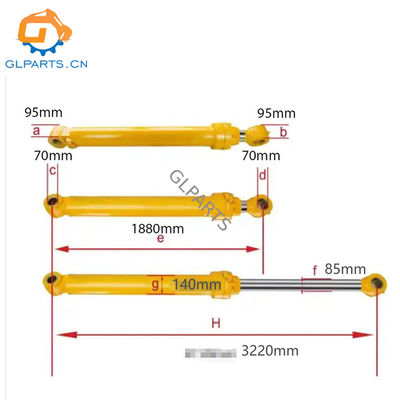 31N5-50131 31Y1-20200 Aftermarket Hydraulic Cylinders R180LC-7 Hyundai Excavator Parts