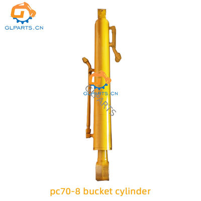 707-00-XT281 707-G0-X1350 PC70-8 Bucket Cylinder Assembly Excavator Hydraulic Parts