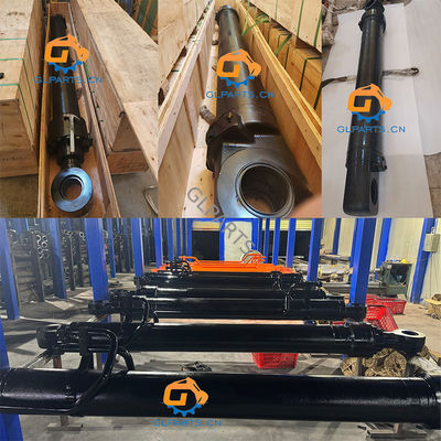 Hydraulic Boom Cylinder With Pipeline Excavator Parts  Rebuild For Sany SY365