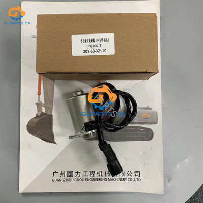 20Y-60-32120 20Y-60-32121 Excavator  Solenoid Valve For Komatsu PC220-7 PC200-7 PC300-7