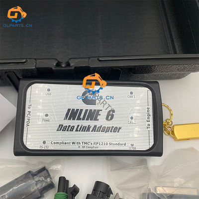 New Inline6 Data Link Adapter Inline 6 For Cummins Engine J1939 J1708 Diagnostic Tool