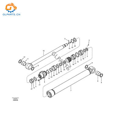 VOE14535416 14535416 Dipper Arm Cylinder for Volvo EC330B EC360B Excavator Parts Factory