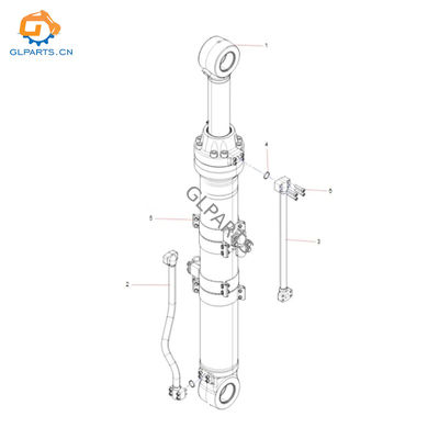 60306214 60306212 60306213 Arm Boom Bucket Cylinder for JSY70-CD JSY70-DB Excavator Hydraulic Parts
