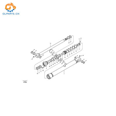 VOE14512430 14563986 14563986 Hydraulic EC210B Bucket Cylinder for Volvo Excavator Parts
