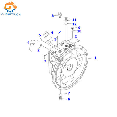 708-2L-00700 708-2L-00701 Hydraulic Pump Assy for Komatsu PC200-8K 210-8K Excavator Main Parts