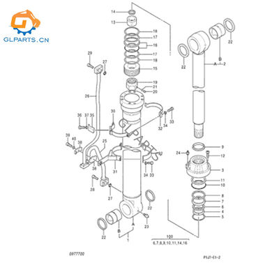 4643511 4643512 Boom Hydraulic Cylinder for ZX650-3 ZX670-3 ZX650-5 ZX670-6 ZX670-7 ZX690-5A Excavator