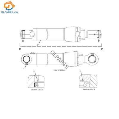 4172655 4172657 4172659 Boom Stick Bucket Hydraulic Cylinder for 330D 336D Excavator