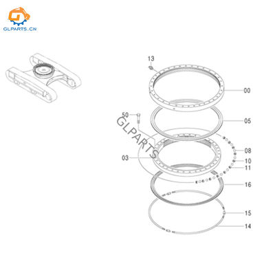 9129521 Slewing Bearing for ZAX450 EX400-3 EX400-5 ZX450H Excavator Swing Ring Circle