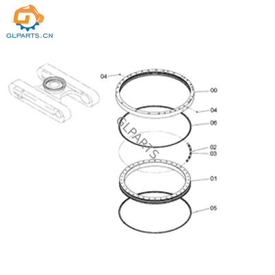 9184497 9285583 Slewing Bearing for ZX110 ZX110-3 ZX120 ZX120-3 ZX120-3 Excavator Ring Circle
