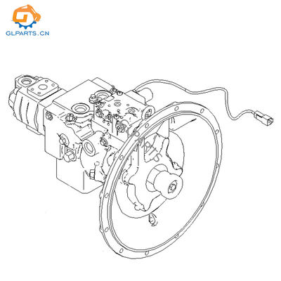 708-3T-00161 7083T00161 Hydraulic Main Pump for PC70-8 PC60-8 Excavator