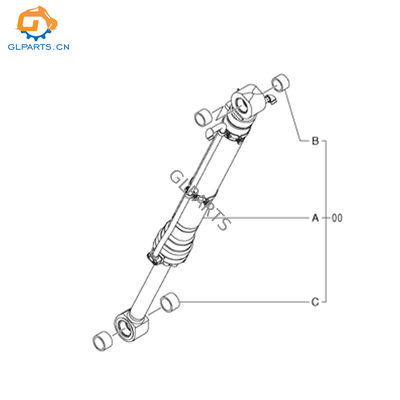 9292427 9292425 Boom Bucket Hydraulic Cylinder for ZX330-3G Excavator