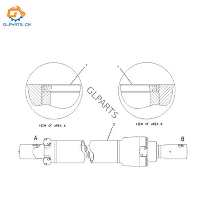 CAT E385C 365B 365C এর জন্য Excavator হাইড্রোলিক সিলিন্ডার 155-9070 259-0871